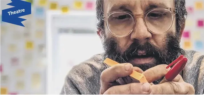  ??  ?? Comid Daniel Kitson’s new show is conceived and written specifical­ly to be performed in and streamed from theatres with limited audience capacity