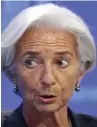  ??  ?? Christine Lagarde