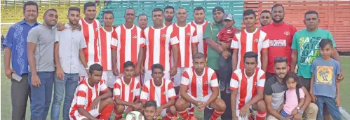  ?? Photo: Afa Kaumaitoto­ya ?? Nasea team at the Vodafone and Bank of Baroda sponsored Vanua Levu Muslim IDC at Subrail Park in Labasa on September 14, 2017.