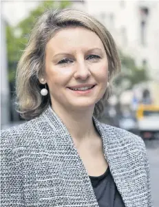  ?? FOTO: LAASER ?? Daniela Jansen, (39, SPD), hatte dem CDU-Spitzenkan­didaten Armin Laschet 2012 das Direktmand­at in dessen Heimatkrei­s Aachen-Süd abgenommen.