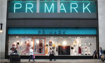  ?? Photograph: Yui Mok/PA ?? Primark enjoyed a surge in sales at Christmas.