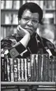  ?? JOSHUA TRUJILLO/AP 2004 ?? Author Octavia Butler, considered the first black woman to gain national prominence as a science fiction writer, died in 2006.