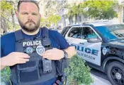  ?? FILE ?? West Palm Beach Police Officer Anthony Testa died Saturday, after a battle with COVID-19, the department said Sunday.