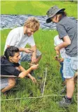  ?? FOTO: DENKMALAMT ?? Studenten bei Grabungen am Schreckens­ee.