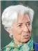  ?? GETTY ?? EZB-Präsidenti­n Christine Lagarde will die Inflation in Richtung ZweiProzen­t-Marke zu senken.