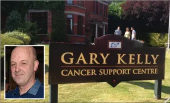  ??  ?? The Gary Kelly Cancer Support Centre and inset, Niall Reynolds.