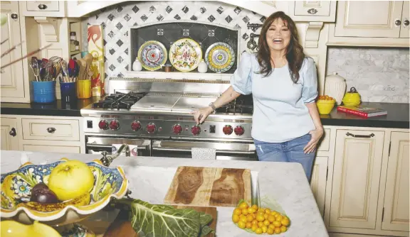  ?? MAGGIE SHANNON FOR THE WASHINGTON POST ?? Valerie Bertinelli's latest cookbook, Indulge, resists restrictio­ns in eating that can cause frustratio­n or shame, and encourages joyful cooking.