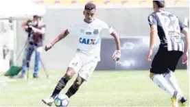  ?? TWITTER ?? Santos cayó en casa del Atlético Mineiro. Ruiz estuvo en banca.