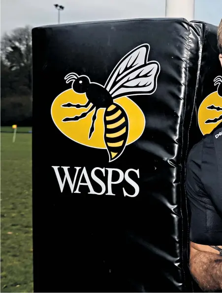  ??  ?? Tall order: James Haskell admits Wasps’ clash with La Rochelle will be difficult