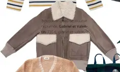  ??  ?? Blouson en peau de mouton retournée, Gabriel et Valentin, 735 €. gabriel- et- valentin. com