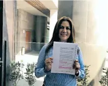  ?? /CLAUDIA HERNÁNDEZ ?? Blanca Jiménez acusó que el PAN no respetó los principios de paridad de género