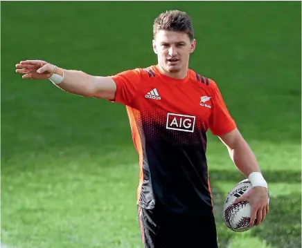  ?? PHOTO: GETTY IMAGES ?? Beauden Barrett has found his second season as Dan Carter’s successor a bit tougher than his first.