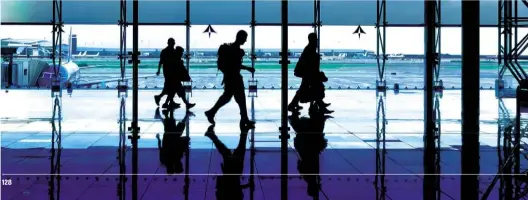  ??  ?? BELOW By analysing footsteps, rather than taking a photo or checking fingerprin­ts, airports could slash queue times to zero