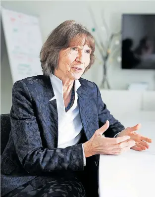  ?? [Katharina F. Roßboth] ?? „Judith Butler ist eigentlich eine tragische Figur“: Aleida Assmann in Wien.