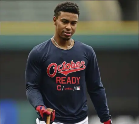  ?? THE ASSOCIATED PRESS ?? Francisco Lindor and the Indians will play the Astros Friday in Game 1 of the AL Division Series.