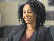  ?? Myles Aronowitz / Netflix ?? Simone Missick plays Misty Knight, a smart police detective, in the rewarding comic-book crime drama “Luke Cage.”