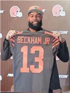  ?? RON SCHWANE/AP ?? Among the newest Browns this upcoming season will be Odell Beckham Jr.