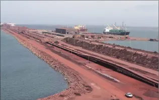  ?? Picture: BRIAN INGPEN ?? POTENTIAL: While growth in the shipping sector at Saldanha Bay is encouragin­g, further developmen­t is possible if investor confidence levels rise.