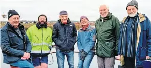  ?? PHOTO: SUPPLIED. ?? A few of the Sustainabl­e Boating Group members (left to right) Bowman Bradley, Peter Fisher, Jonathan Mosse, Rupert Smedley, Malcolm Bridge, David Struckett.