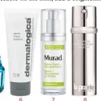  ??  ?? 30s best buys 5. Estée Lauder New Dimension Sculpt + Glow Mask, $152. 6. Dermalogic­a Gentle Cream Exfoliant, $74. 7. Murad Retinol Youth Renewal Serum, $189. 8. La Prairie Anti-Aging Rapid Response Booster, $420.