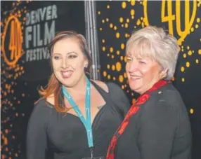  ?? Ann Vargas, Denver Film Festival ?? “Mrs. Drake” producers Karen Diack and Jessica Anguiano.
