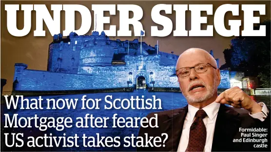  ?? ?? Formidable: Paul Singer and Edinburgh castle