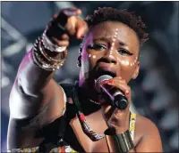  ??  ?? HEADLINER: Amanda Black.
Picture: Motshwari Mofokeng