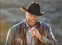  ?? CONTRIBUTE­D ?? Cowboy Troy, a Texas-based country rapper, is in H-E-B’s 60-second spot, airing in Austin and other cities between the third and fourth quarters. The ad will help kick off the chain’s annual Primo Picks Quest for Texas’ Best contest.