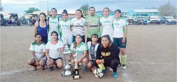  ??  ?? el partido terminó con 3 goles a 1 ante las Chicas Garay