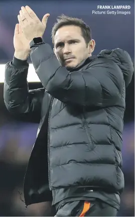  ?? Picture: Getty Images ?? FRANK LAMPARD