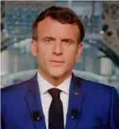  ?? FOTO AFP ?? Frans president Emmanuel Macron.