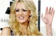  ??  ?? Stormy Daniels is ready to reveal all