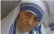  ?? AP FILE ?? FOUGHT MISERY: Saint Teresa is seen in New Delhi, India, in 1993. Her efforts brought scenes of misery and despair to our TVs, but the cornonavir­us is making the concept all too real.