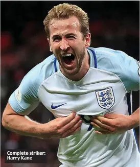  ??  ?? Complete striker: Harry Kane