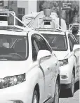  ?? ERIC RISBERG, AP ?? Google self- driving cars in Mountain View, Calif.