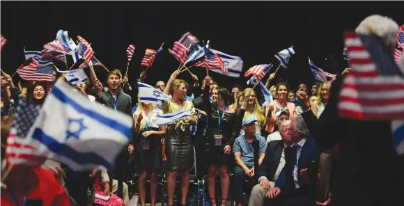  ?? (CUFI) ?? SOME OF THE thousands of Christian supporters of Israel at the CUFI Summit in Washington last week.