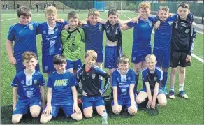  ?? ?? The Fermoy U11 team that played in Carrigalin­e recently.