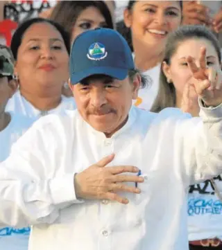  ?? // AFP ?? Daniel Ortega, presidente de Nicaragua