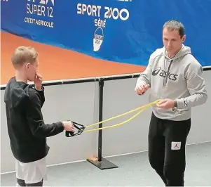  ?? | PHOTO : OUEST-FRANCE ?? Le jeune Russe Nikita Berdin, finaliste en 2023, s’était déplacé avec sa famille et son coach, signe d’un profession­nalisme précoce.