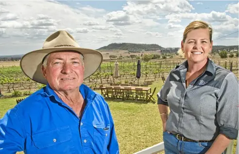  ?? Photo: Nev Madsen ?? EXCITED: Looking forward to opening the doors of Rosalie House Cellar Door and Cafe in the coming weeks are Doyle Thompson and daughter Renee Brown.