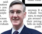  ?? ?? Anti-windfall tax... Jacob Rees-Mogg