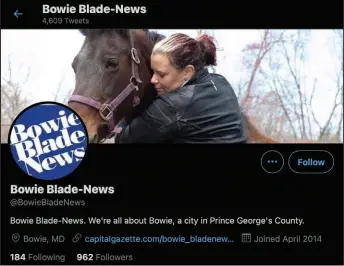  ??  ?? ► After Alden Global Capital/medianews Group bought Tribune Publishing, it almost immediatel­y shuttered the Bowie Blade-news, a local paper in Bowie, Maryland.