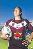  ?? Picture: SMPIMAGES ?? Burleigh Bears star Tallisha Harden.