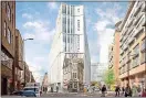  ??  ?? Plans: how the Praed Street “triangle” site at St Mary’s hospital could look