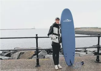  ??  ?? Joe Kinghorn lives near the beach at Roker and spotted the animal in trouble in the sea.