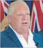  ??  ?? PC Leader Doug Ford