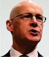  ??  ?? ‘Long-term challenge’: John Swinney