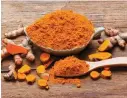  ??  ?? Turmeric: Supports athletes’ joints