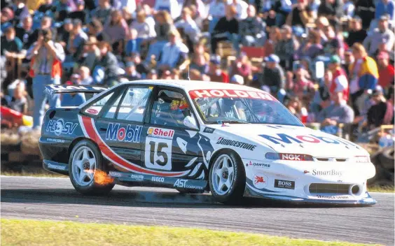  ?? Picture / Photosport ?? Greg Murphy in 1997 was the last Kiwi to win the Sandown 500. Shane van Gisbergen wants to match him in retro round.