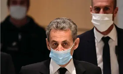  ??  ?? Nicolas Sarkozy has repeatedly said he has never engaged in any wrongdoing. Photograph: MartinBure­au/AFP/Getty Images